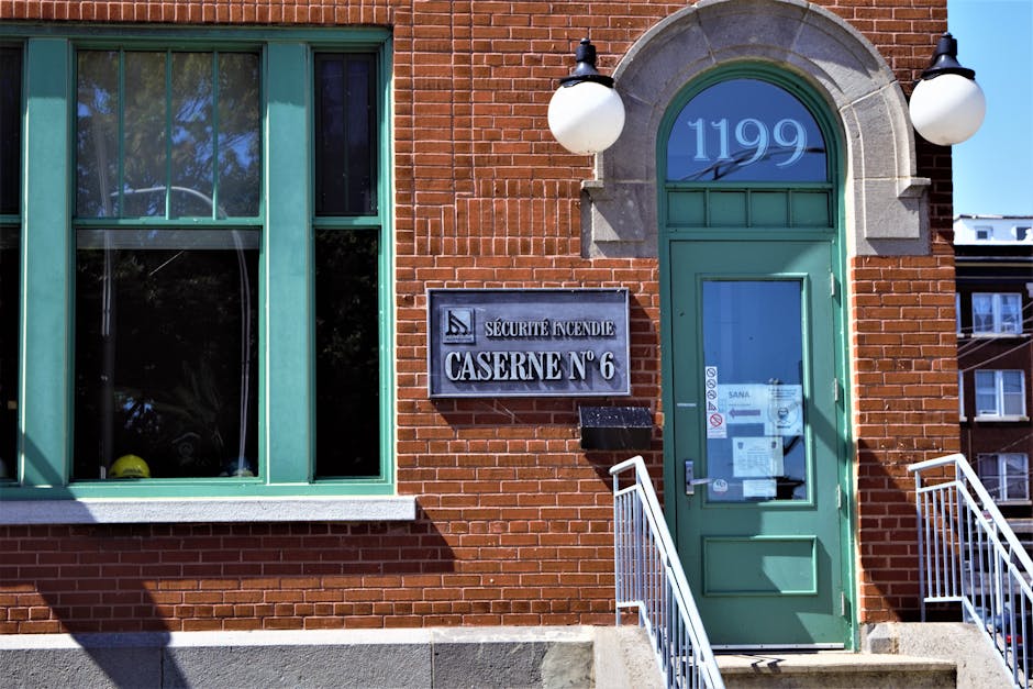 Security-focused brick building